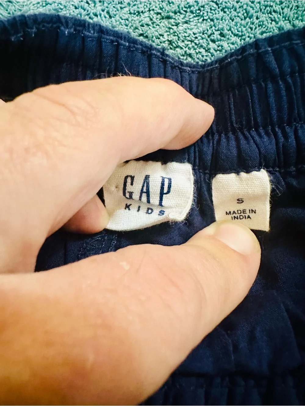 GAP Kids Navy Tiered Ruffle Skirt Girls Size S 6-7 Embroidered Lined